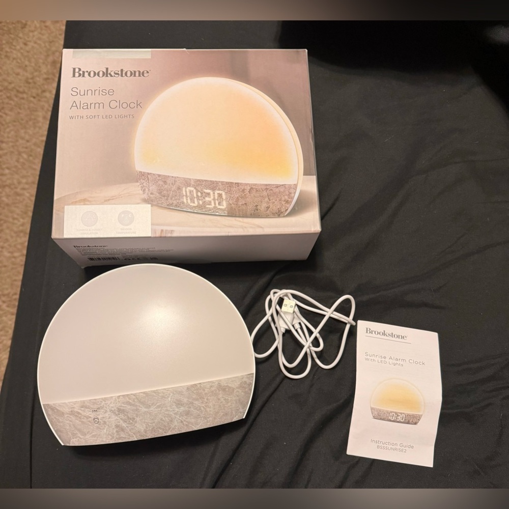 Brookstone Sunrise Alarm clock